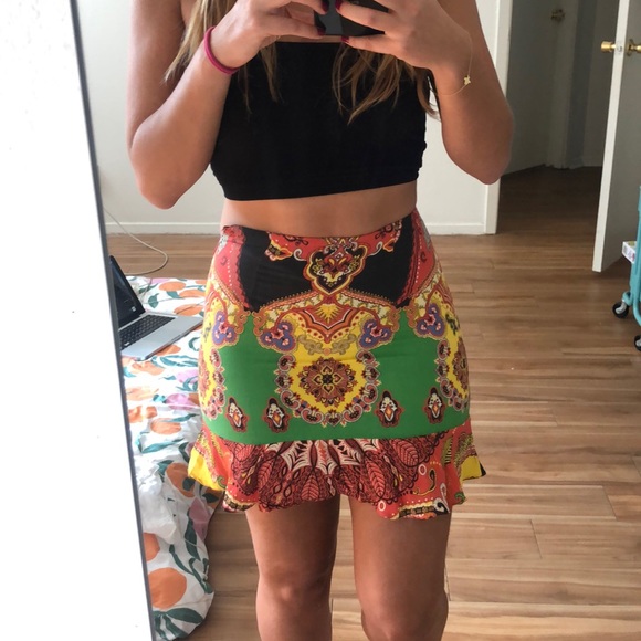 Farm Rio pattern skirt - Picture 1 of 4